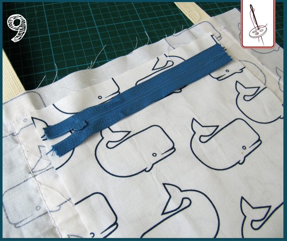 Tutorial Kleinzeugfach für die Stoffwindeltasche von Lange Hand