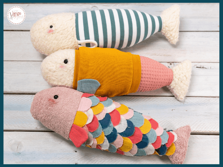 Bonus Schnittmuster Kuschelfisch zum XXL Pinguin aus dem Kuschelgiganten Buch