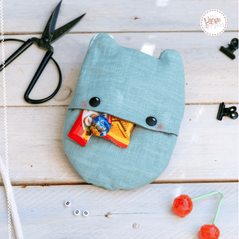 Monster Seite der Fledermaus-Wendetasche Schnittmuster zum Nähen
